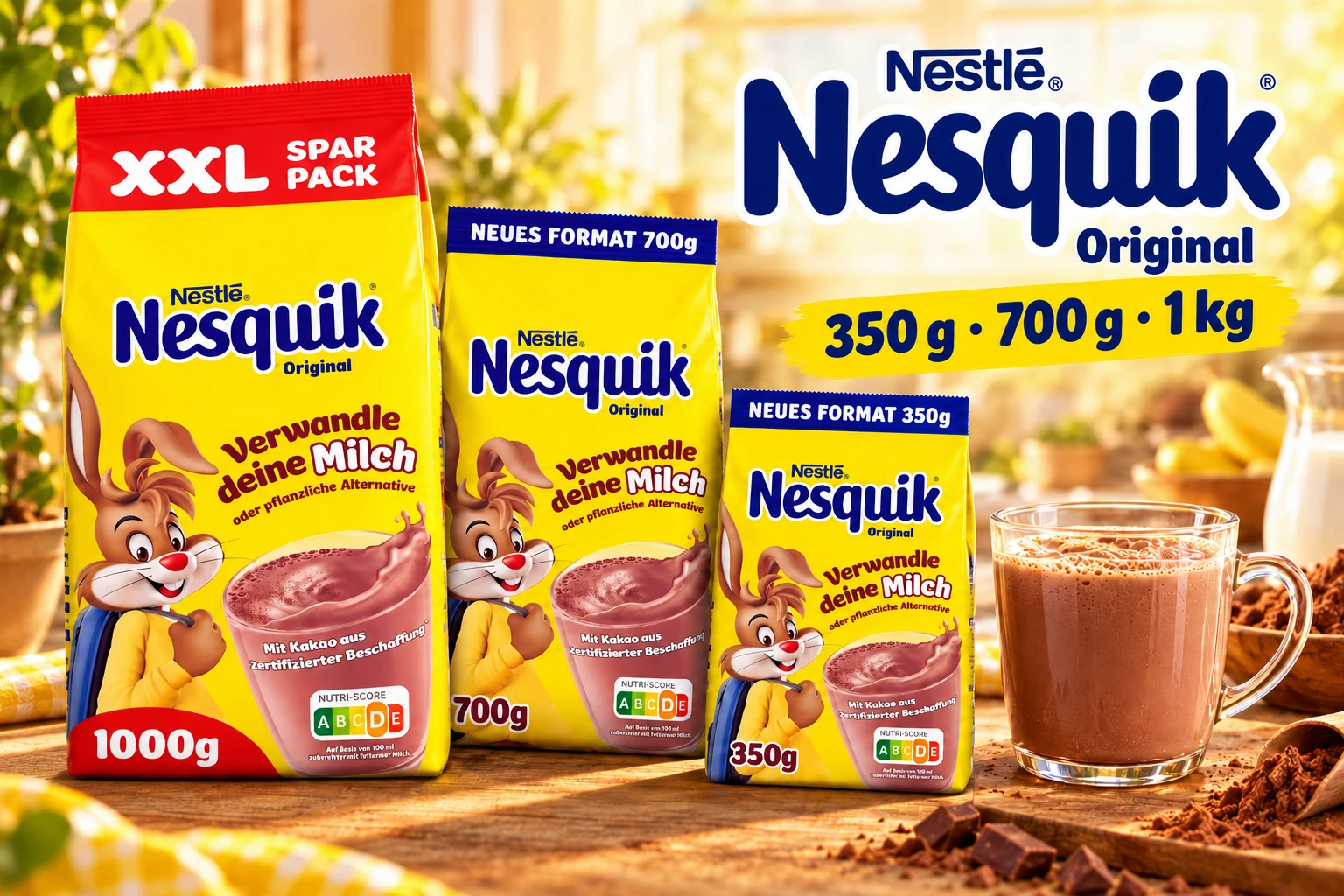 Nesquik Original 350 g, 700 g a 1 kg