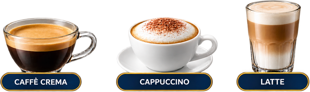 Caffè Crema, Cappuccino a Latte