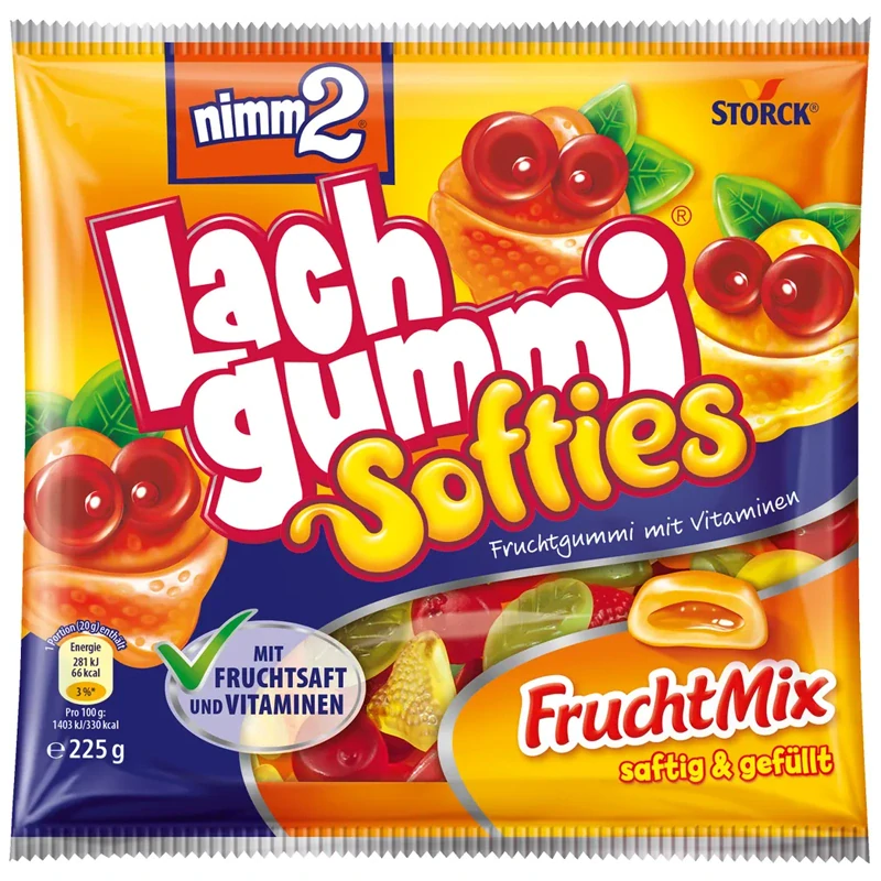 Nimm2 Lachgummi Softies Frucht Mix 225 g