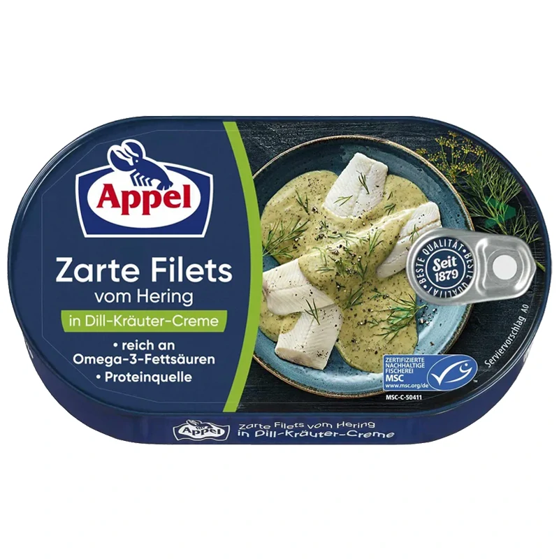 Appel Zarte Filets in Dill Kräuter-Creme 200 g