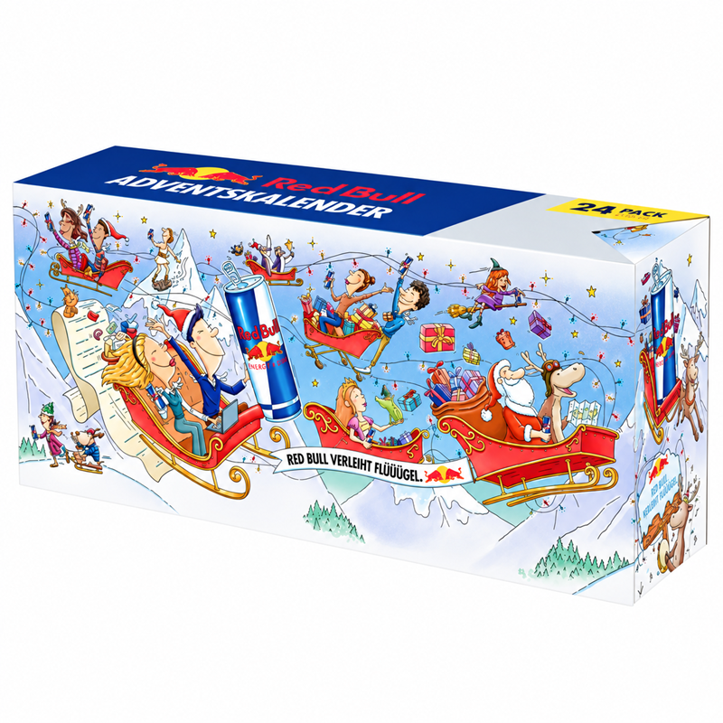 Red Bull Adventskalender 2026 6 l (24x250 ml)