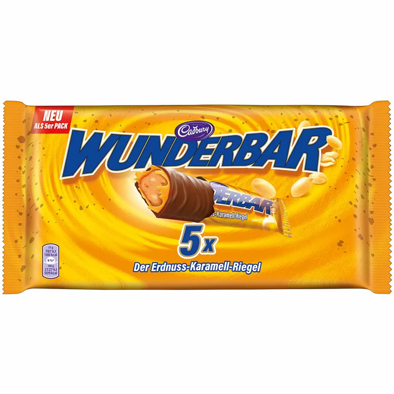 Wunderbar Erdnuss Karamell 185 g (5x37 g)