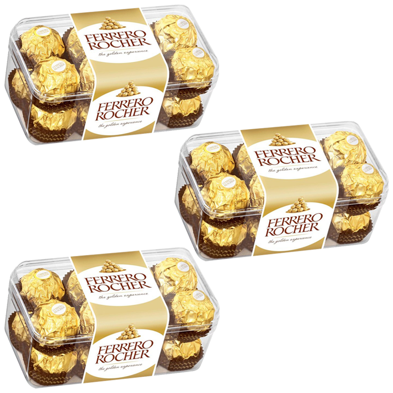 Ferrero Rocher 600 g (3×200 g = 3×16 ks)