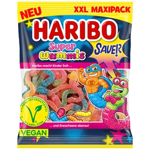Haribo Super Sauer Wummis 340 g Maxipack