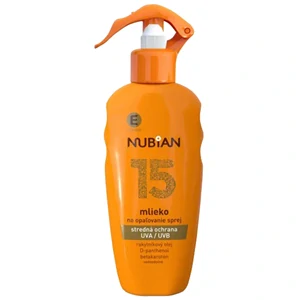 Nubian 15 mléko na opalování sprej 200 ml