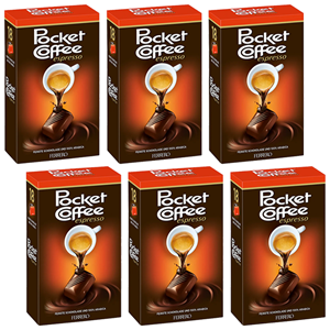Ferrero Pocket Coffee Espresso 1350 g (6×225 g = 6×18 ks) karton
