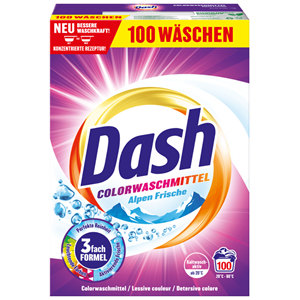 Dash Colorwaschmittel Alpen Frische prací prášek 100 PD (5 kg)