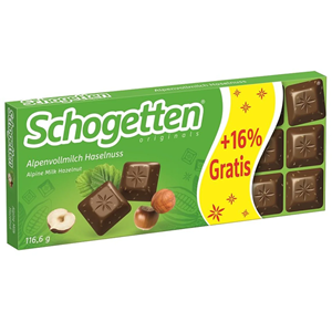 Schogetten Alpenvollmilch Haselnuss 116,6 g