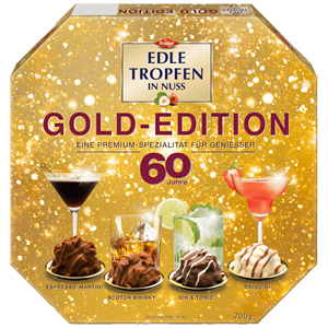 Edle Tropfen In Nuss Gold Edition 60 Jahre 200 g