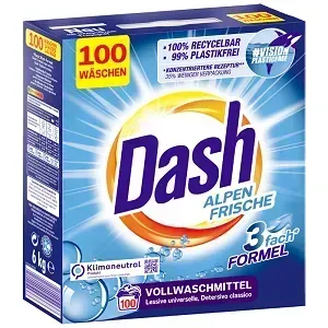 Dash Alpen Frische prací prášek 100 PD (6 kg)