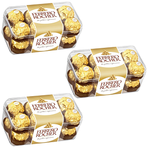Ferrero Rocher 600 g (3×200 g = 3×16 ks)