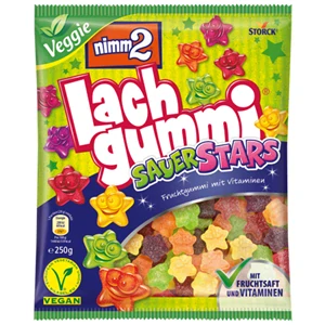 Nimm2 Lachgummi SauerStars 250 g