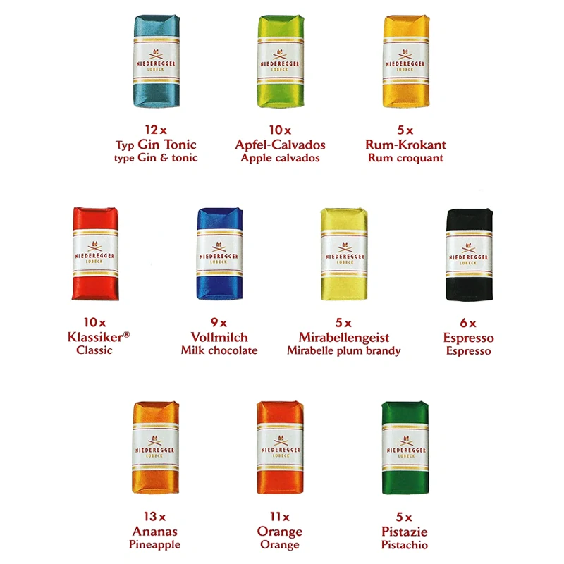 Niederegger Lübeck Klassiker-Variationen 1075 g