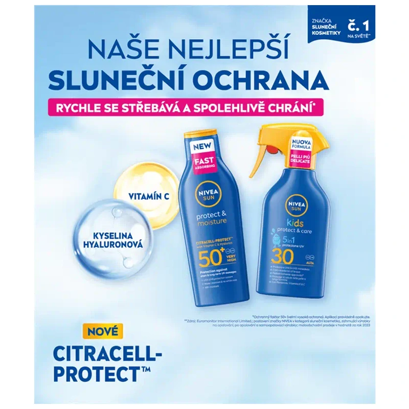 Nivea Schutz & Pflege SPF 30 sprej 200 ml