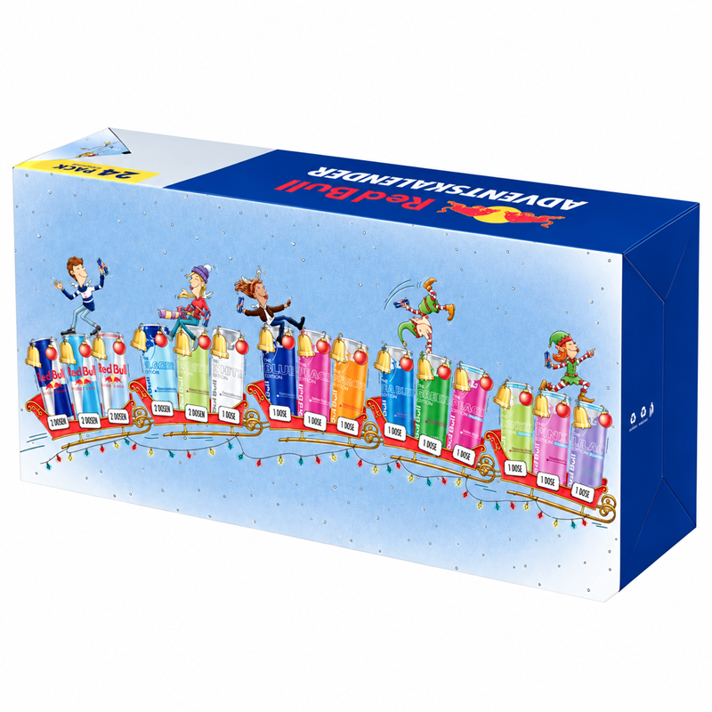 Red Bull Adventskalender 2026 6 l (24x250 ml)
